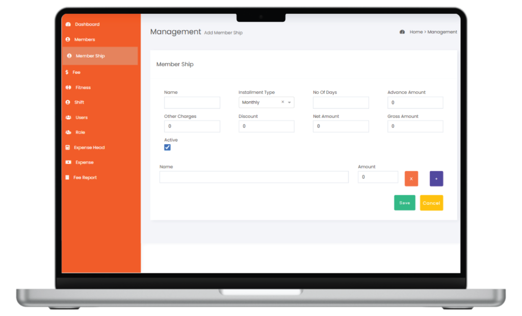 Gym Management System project overview