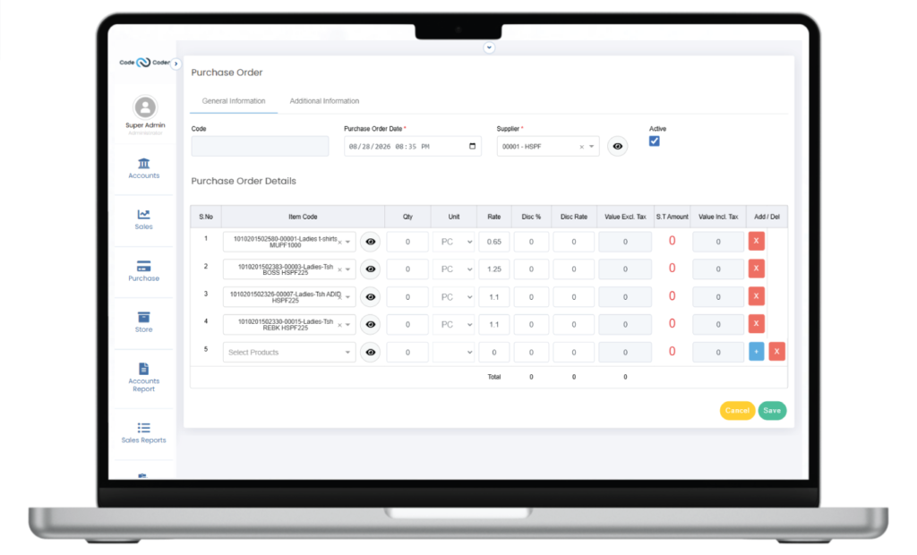 Garment Management ERP delivered solution