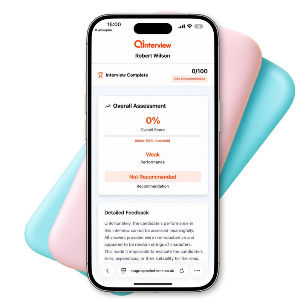 AI Interview delivered solution