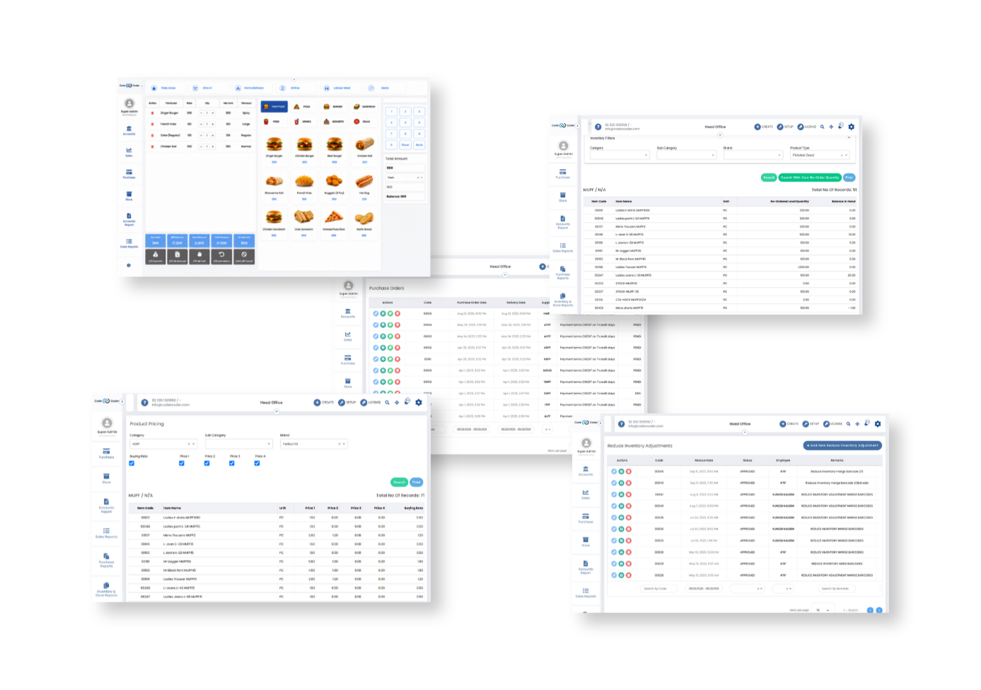 Restaurant POS portfolio showcase