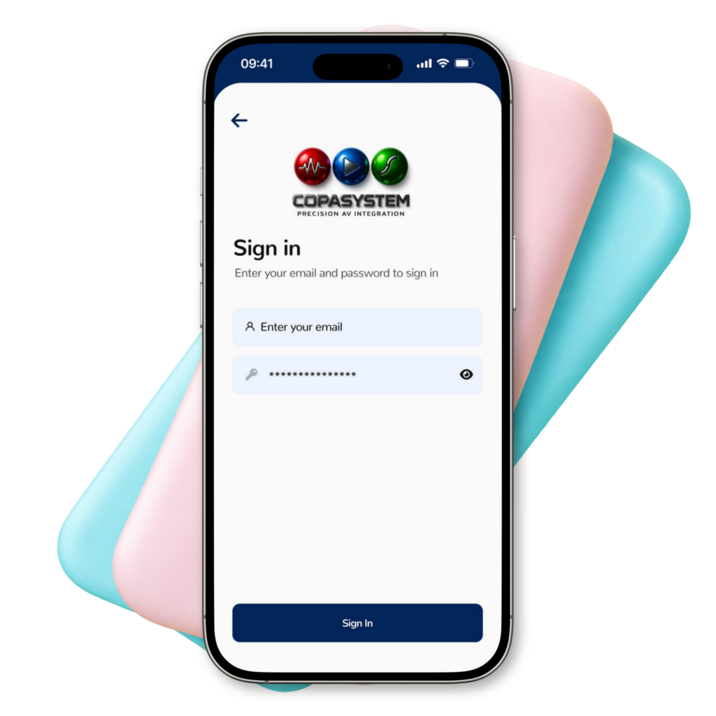 The Copa System APP app screen 2